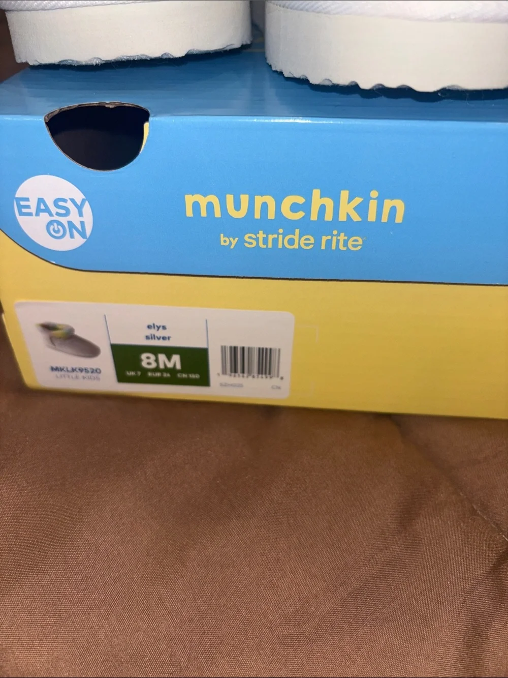 Munchkin by Stride Rite Baby Shoes - Silver (8M)